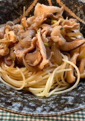 和風きのこスープパスタ-レシピのメイン写真