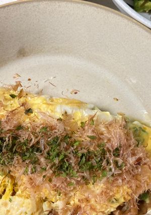 ノンオイルレンジで納豆オムレツ-レシピのメイン写真