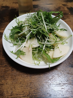 水菜ラ・フランスのサラダ-レシピのメイン写真