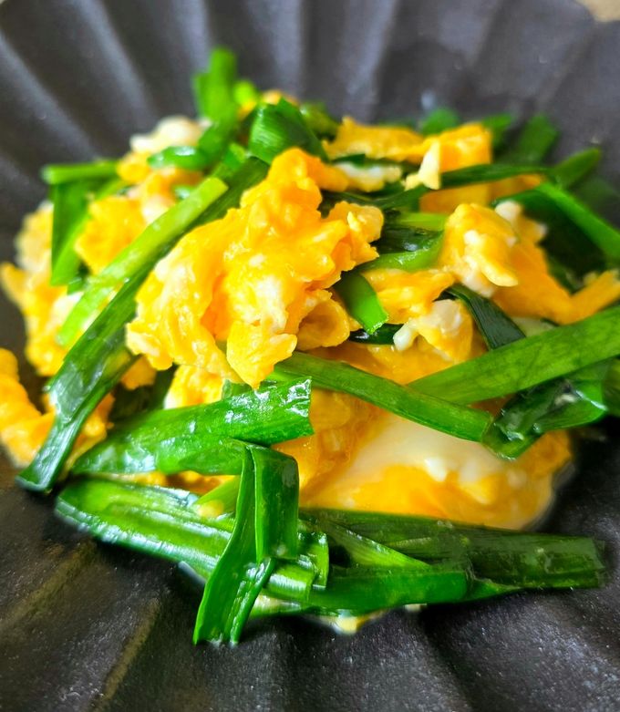 ニラ玉🥚 by 1245 sanuki 【クックパッド】 簡単おいしいみんなの