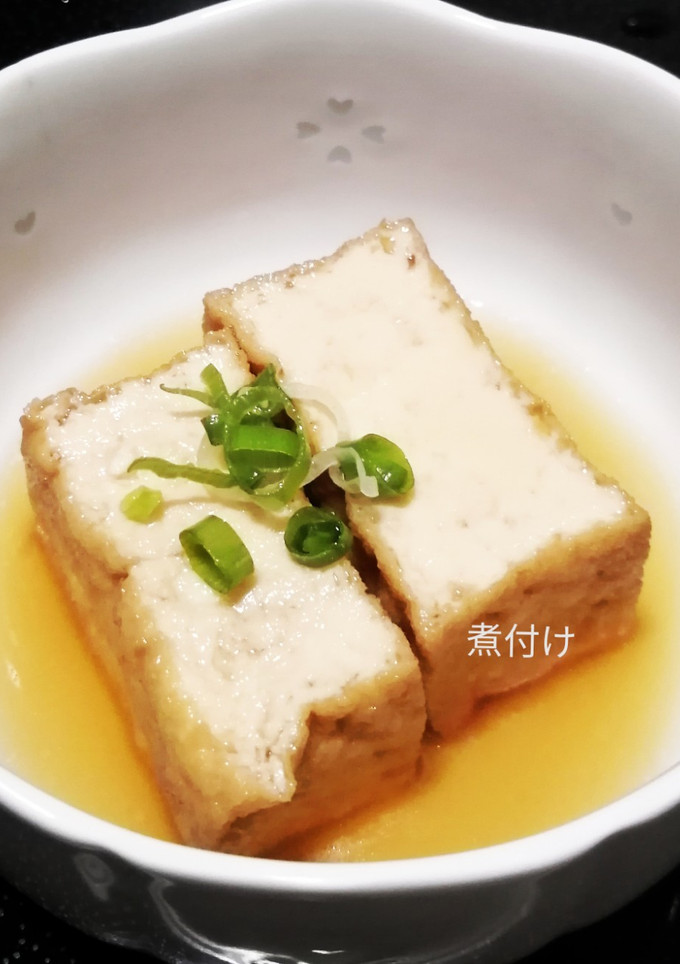 厚揚げの煮付け-レシピのメイン写真