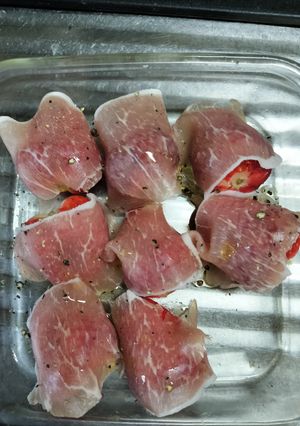 いちご生ハム-レシピのメイン写真