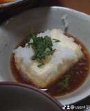 絹豆腐で作るやわらか揚げ出し豆腐二人分
