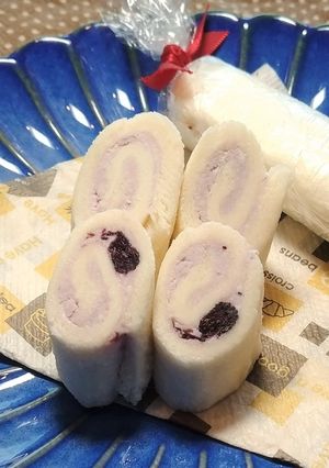ブルーベリージャムのロールサンドイッチ-レシピのメイン写真