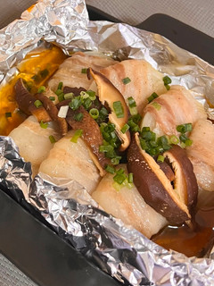 玉ねぎと豚肉のホイル焼き-レシピのメイン写真