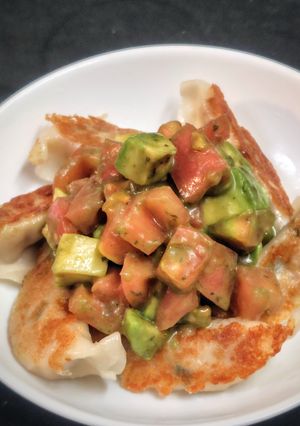 餃子のアボカドトマト和え-レシピのメイン写真
