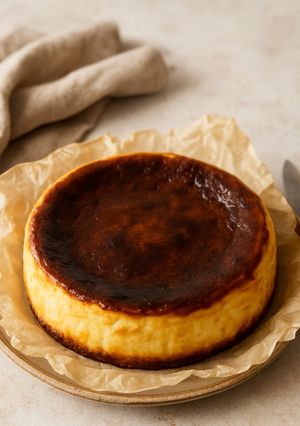 甘酒入り・米麹バスクチーズケーキ-レシピのメイン写真
