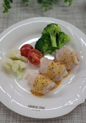 かぶの肉巻き　ハニーマスタードソース-レシピのメイン写真