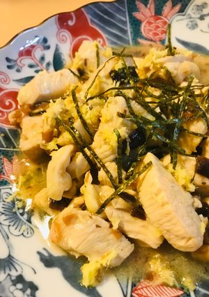 鶏肉の酢昆布＆梅干しのすっぱいもの炒め-レシピのメイン写真