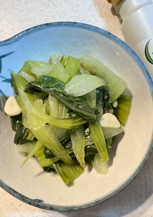 青梗菜とクリーブオイルの蒸し煮-レシピのメイン写真