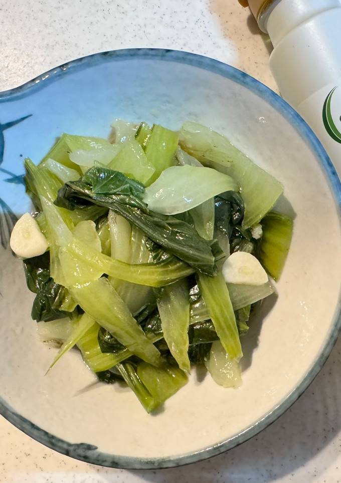青梗菜とクリーブオイルの蒸し煮-レシピのメイン写真