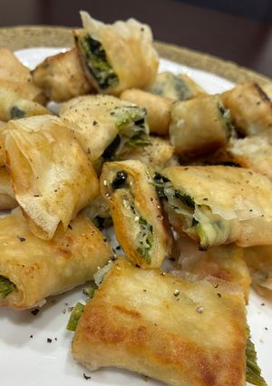 つくねとほうれん草ロール-レシピのメイン写真