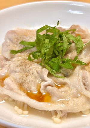 レンジで簡単♪疲労回復♪えのき豚しゃぶ-レシピのメイン写真