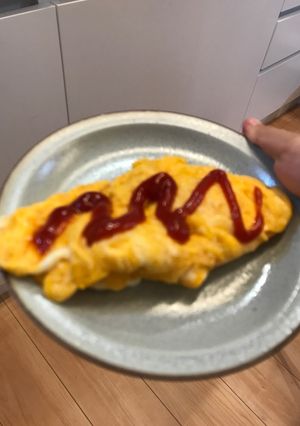 超簡単卵オムレツ‼︎-レシピのメイン写真