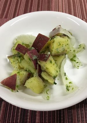 【保育園給食】さつま芋のり塩バター和え-レシピのメイン写真