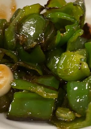 ピーマンとニンニクの味噌辛炒め-レシピのメイン写真