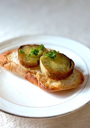 焼き芋バタートースト-レシピのメイン写真