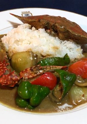 渡り蟹のグリーンカレー-レシピのメイン写真
