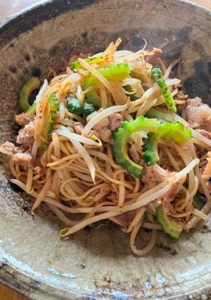 ゴーヤのナンプラー焼きそば-レシピのメイン写真