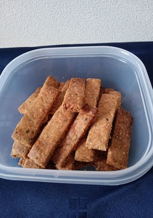 きな粉とゴマの薄焼きクッキー-レシピのメイン写真