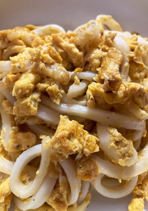 焼きうどんのスクランブルエッグ-レシピのメイン写真