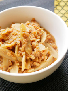 腸活に♡旬のごぼうと大豆ミートの甘辛煮-レシピのメイン写真