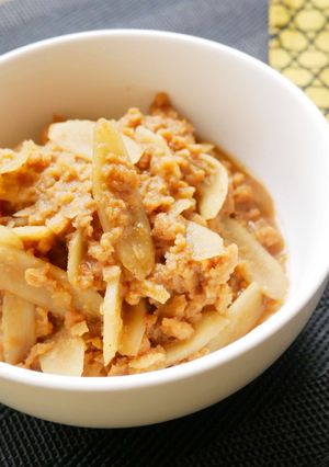 腸活に♡旬のごぼうと大豆ミートの甘辛煮-レシピのメイン写真