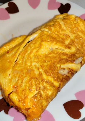 納豆キムチーズ卵焼き-レシピのメイン写真