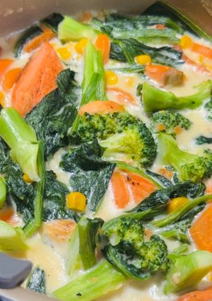 野菜たっぷり♪鮭のクリーム煮込み-レシピのメイン写真