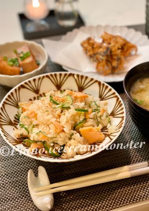 鮭の混ぜご飯-レシピのメイン写真