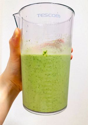 私の小松菜バナナスムージー-レシピのメイン写真