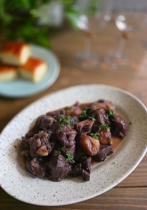 簡単おもてなし⭐︎牛肉のブルーベリー煮込み-レシピのメイン写真