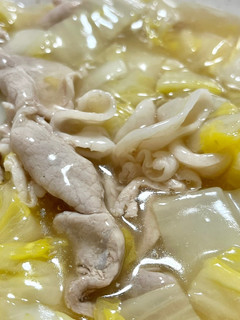 白菜と豚バラ肉の鶏がらあんかけ炒め-レシピのメイン写真