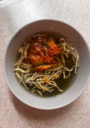 味付け不要！簡単即席食物繊維➕スープ-レシピのメイン写真