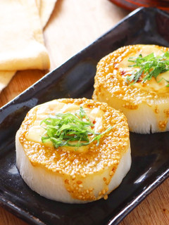レンジで時短!大根の味噌ごまチーズ焼き-レシピのメイン写真