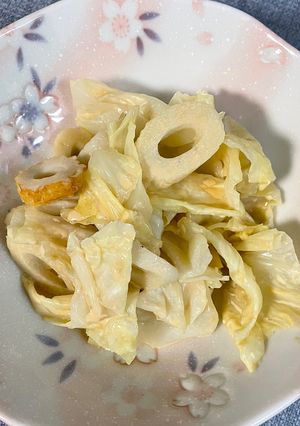キャベツとちくわのレンチン和え-レシピのメイン写真