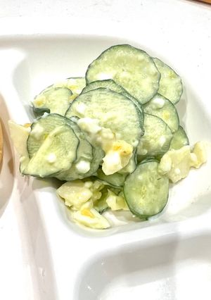 きゅうりと卵とはちみつチーズのサラダ-レシピのメイン写真
