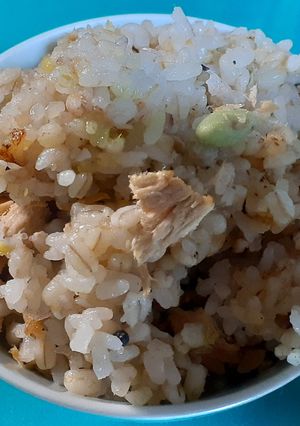 ツナと枝豆の炊き込みご飯-レシピのメイン写真