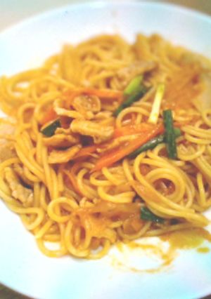 簡単！美味しい！やっこねぎのナポリタン-レシピのメイン写真