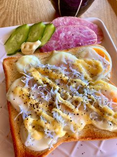 栄養満点♪卵としらすのマヨチーズトースト-レシピのメイン写真