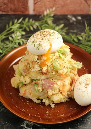 レンジで簡単！ジャーマンポテトサラダ-レシピのメイン写真