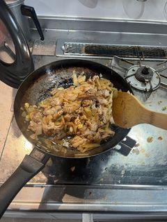 豚細切れ肉で生姜焼き(玉ねぎ入り)-レシピのメイン写真