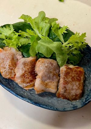 豚肉とキムチとチーズのライスペーパー焼き-レシピのメイン写真