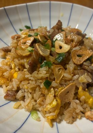 ガッツリ旨い！カルビガーリック炒飯-レシピのメイン写真