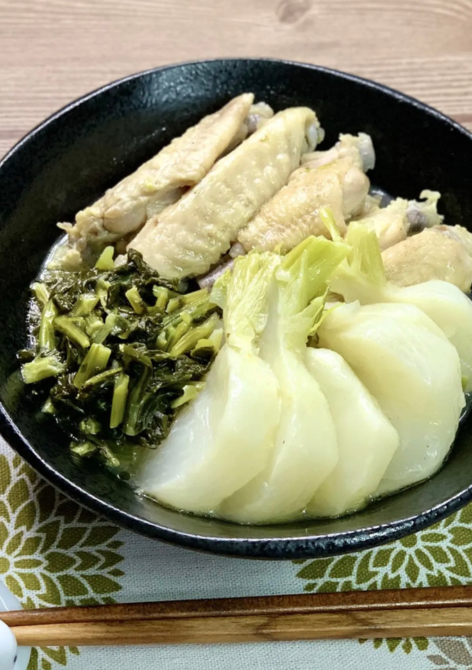 やわらか優しい＊かぶと手羽中の旨塩煮＊-レシピのメイン写真