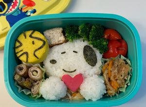 ୨୧着色料不使用キャラ弁୨୧スヌーピー-レシピのメイン写真