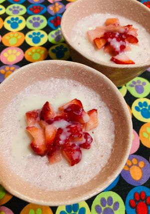 完熟いちご以外禁止＼救済／ミルクプリン-レシピのメイン写真