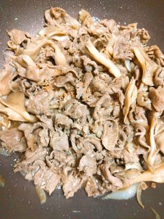 牛肉と舞茸と玉ねぎの炒め煮-レシピのメイン写真