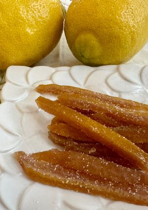 甜菜糖で作るレモンピール-レシピのメイン写真