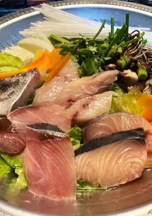 冬のご馳走！ブリとセリのしっぽり水炊き-レシピのメイン写真